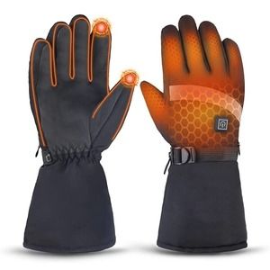 New Adult Small Black Genovega Graphene Rechargeable 5V Battery Heated Gloves